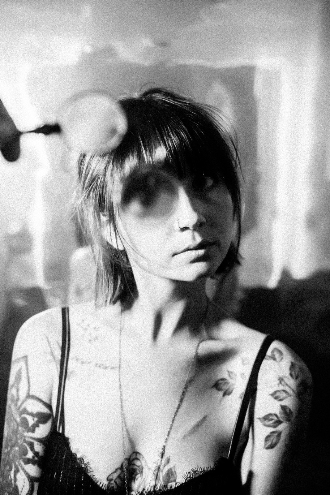 Art Model Sawyer 8×12″ B+W Archival Photographic Print Lustre Finish