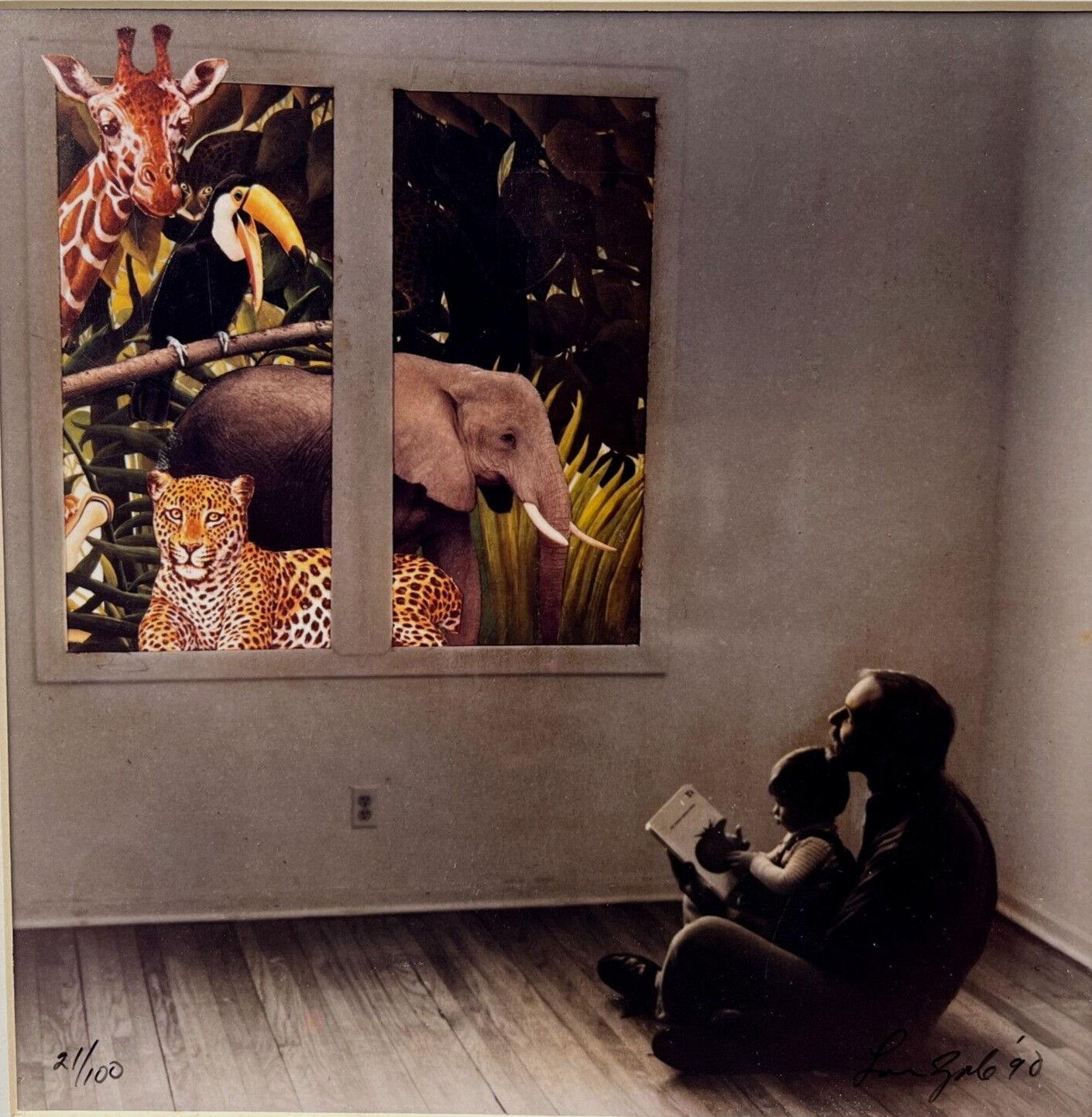 Vintage Lou Zale Limited Edition Magic Realism Fantasy Art Photography