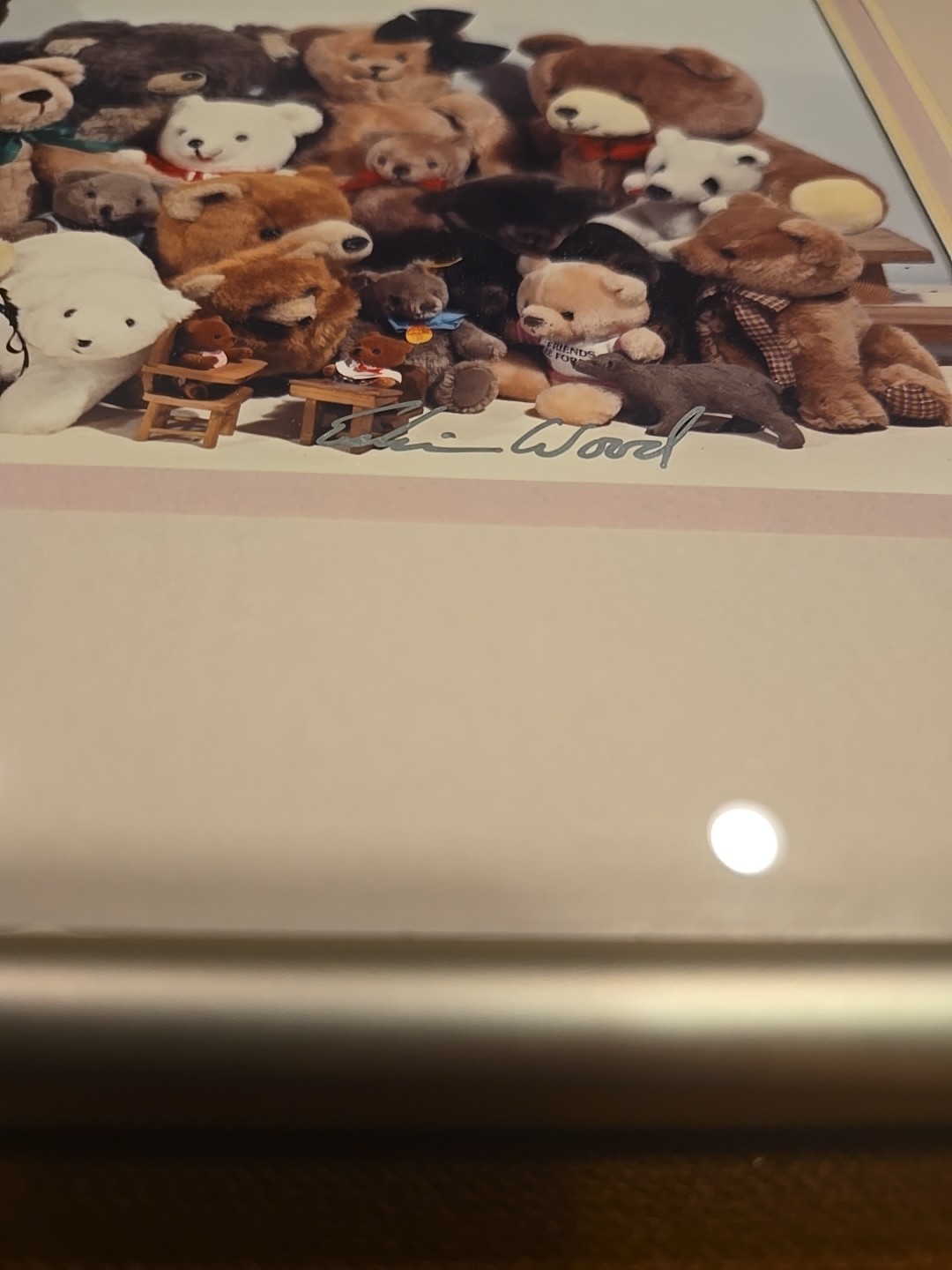 Erskine Wood Signed Vtg Photography Bears 1988