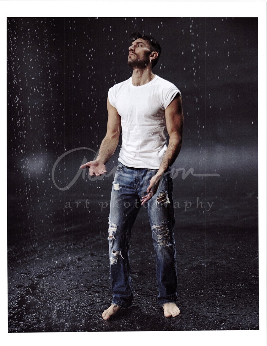 11 X 8.5 Alan Lyon Original Male Photo gay interest (10) Alex wet