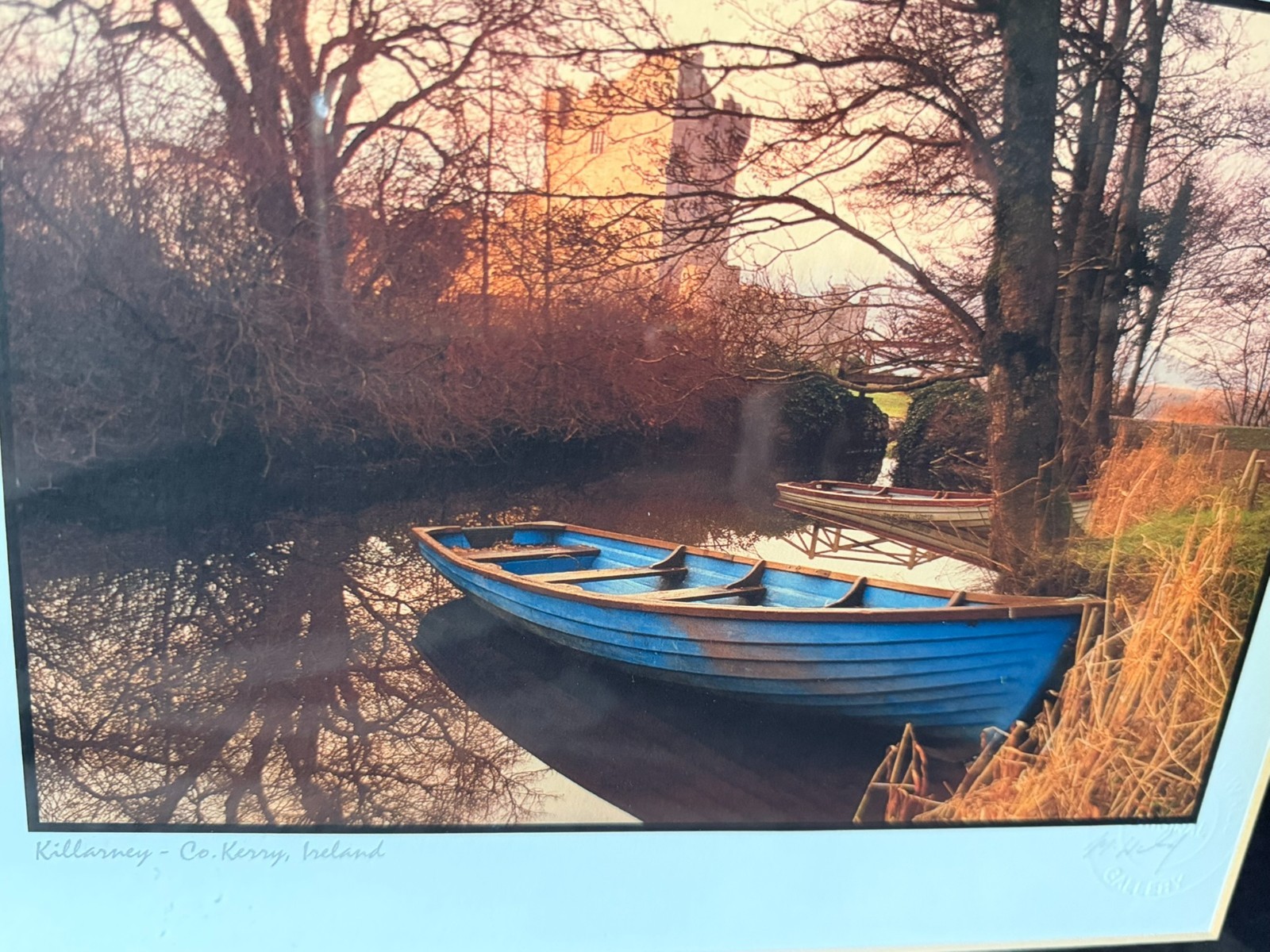 Signed Michael Walsh Killarney Co. Kerry Ireland Framed Photograph 13.5″ x 11.5″