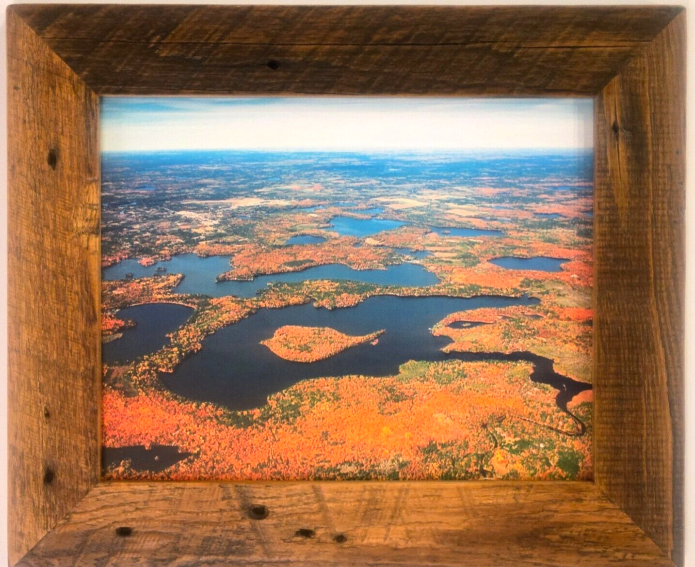 Cranberry Lake Vilas/Oneida County Eagle River Wisc Aerial Photo. Frame Optional