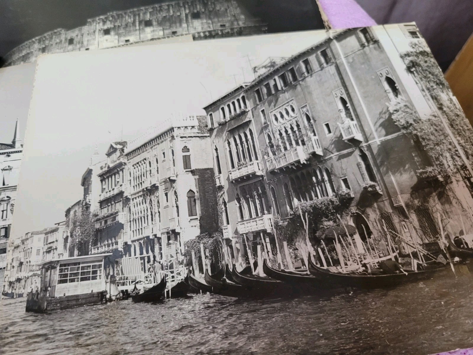 Lot Of 12 Vintage Black And White Photographs Venice Rome Florence Italy 9×7.5