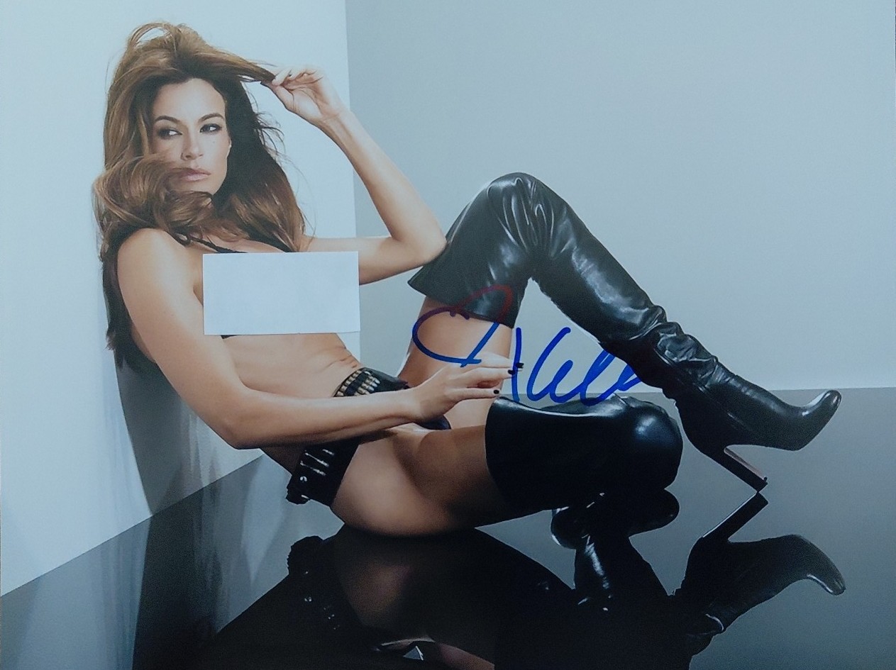 Kelly Bensimon Playboy Playmate Model Hand Signed 8X10 Autograph ACC COA