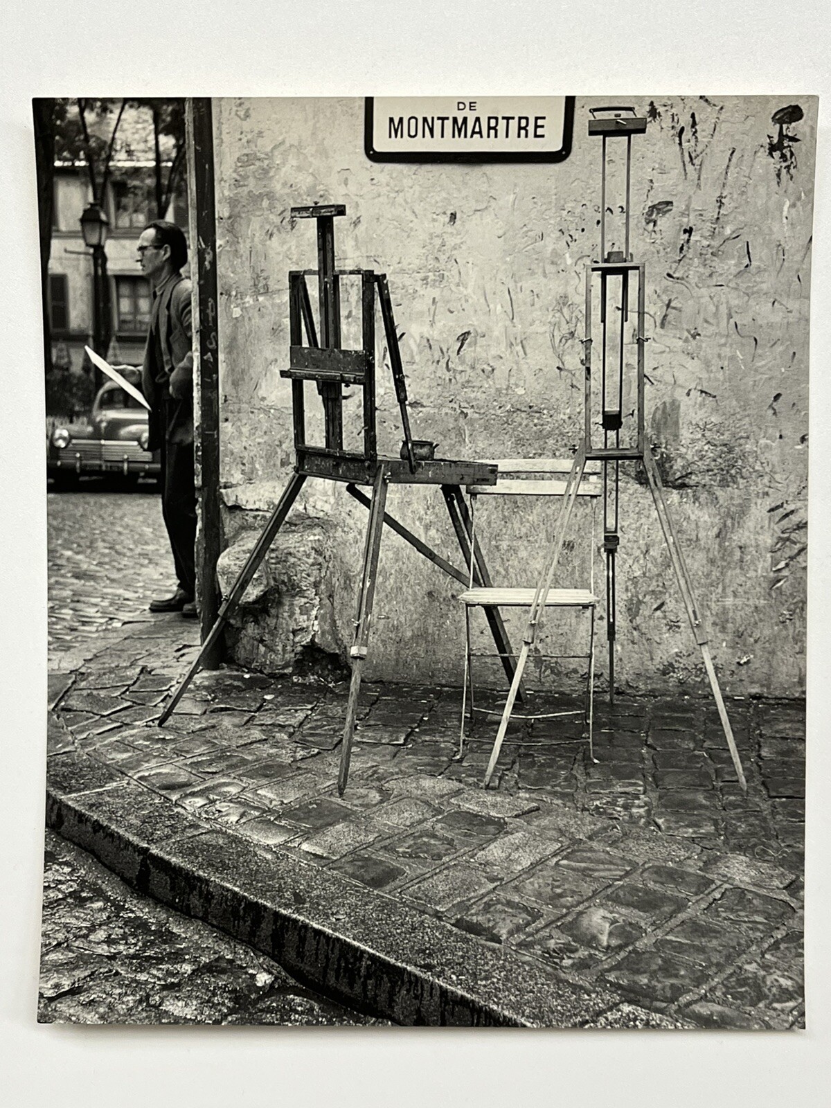 Original Photo Gust Hahn Montmartre 1960 Gelatin Silver Print