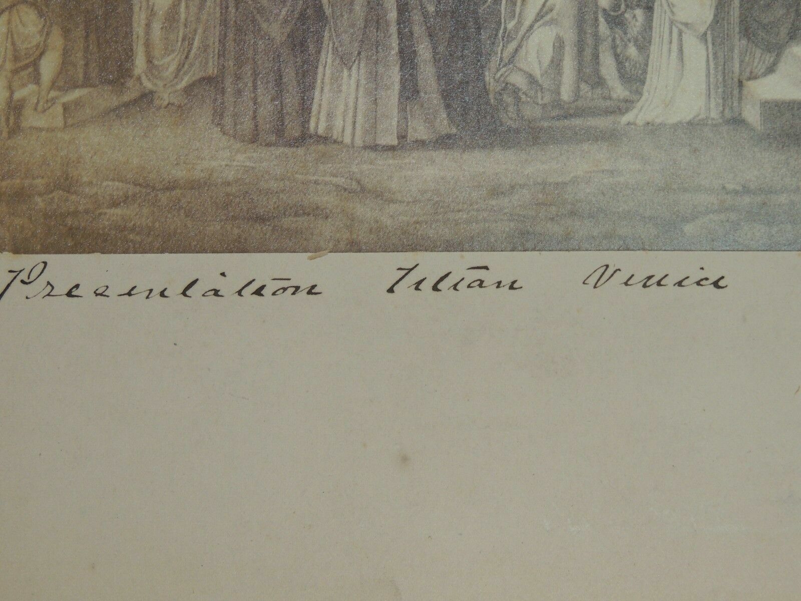 Photograph Print Presentation of the Blessed Virgin Mary Titian in Venice 19th