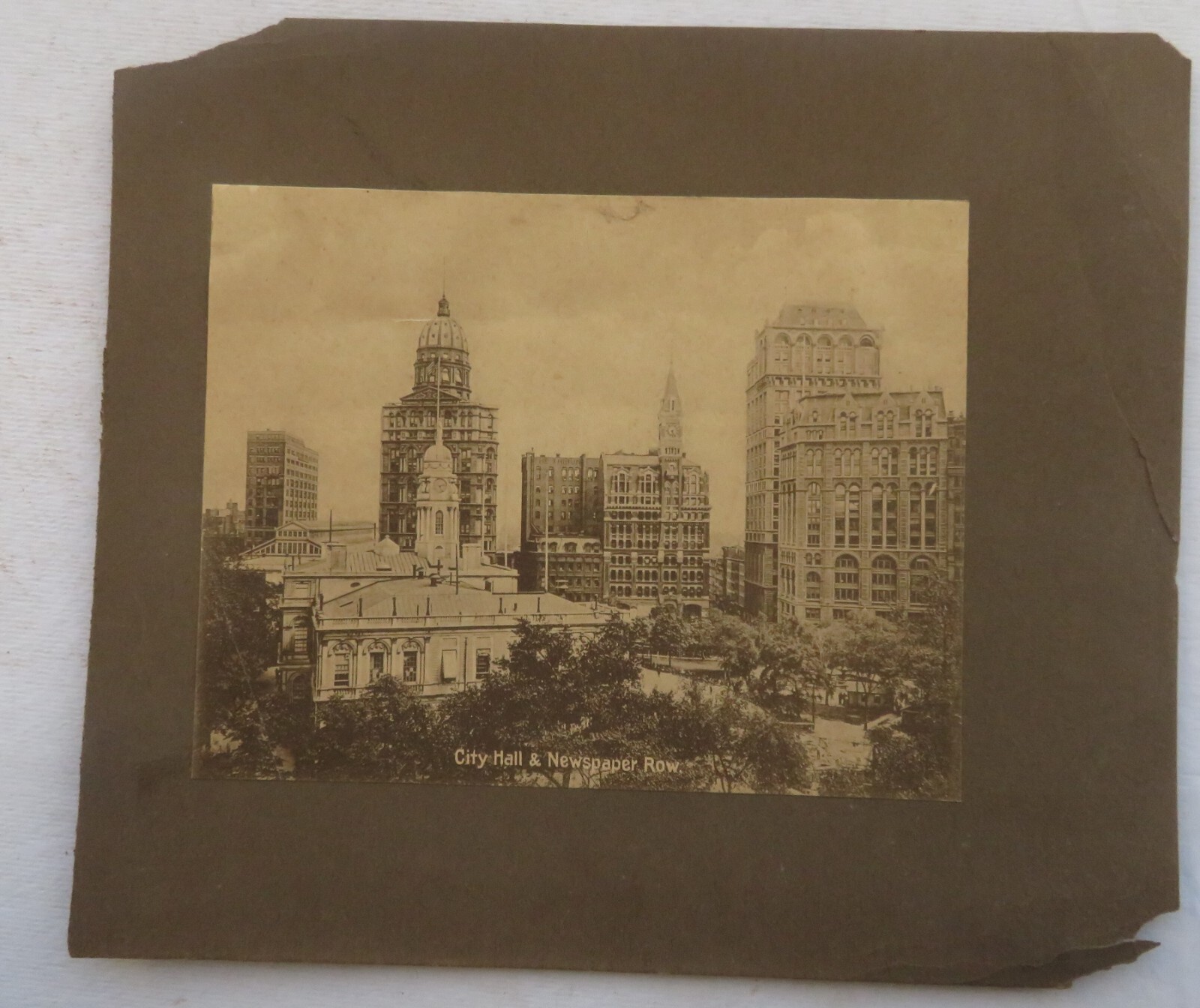 1903 NEW YORK National Art View Co Architect Monument Print photo Album sheets