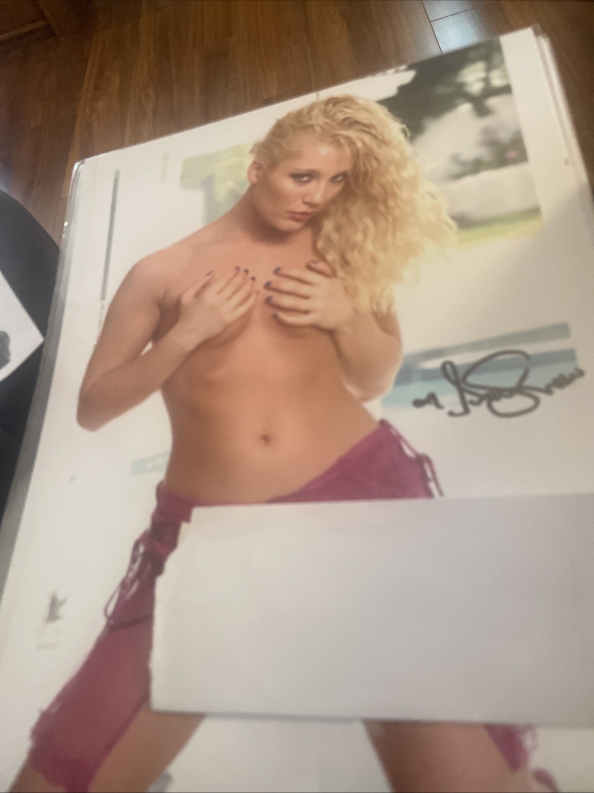 Aurora Snow Autographed 8×10 Photo Pornstar Adult Model COA