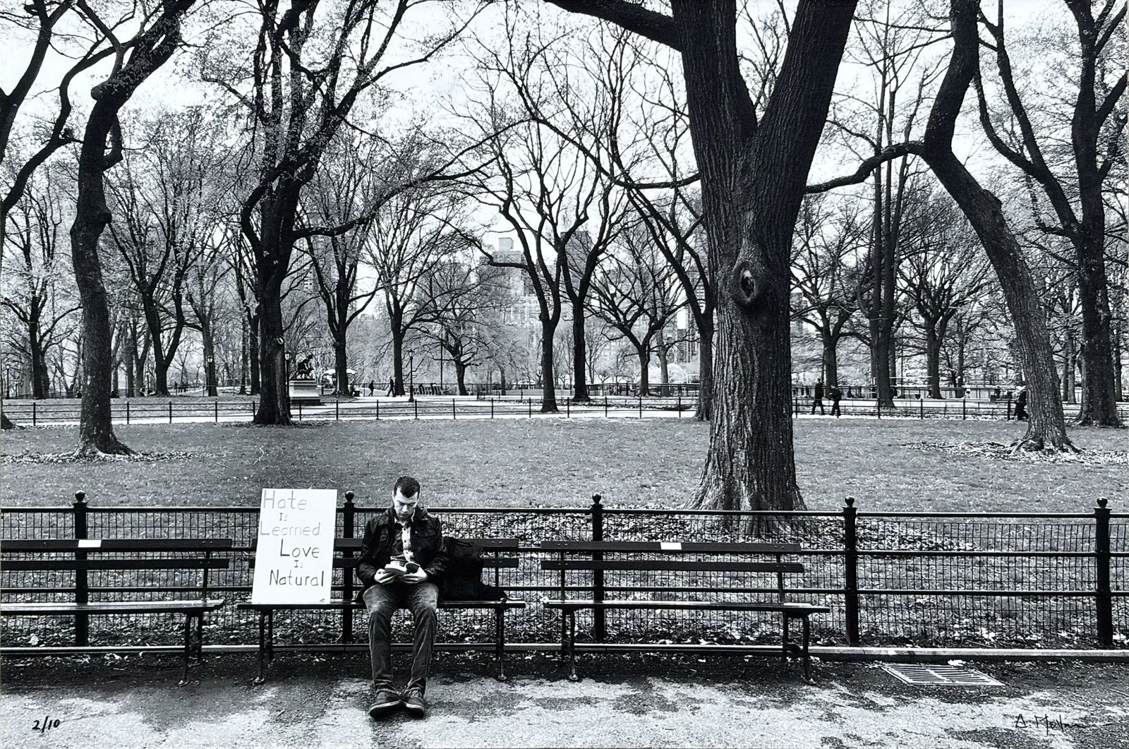 Albert Mollinea “Love is Natural” Fine Art Photo 2/10 — Central Park 2016