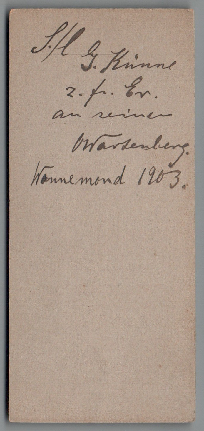CDV Photo: Young Lord, Georg Meyer Braunschweig May 1903 C2163