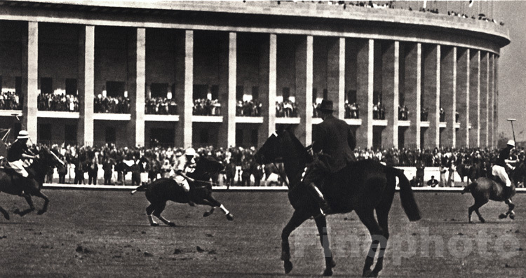 1936 Vintage 11×14 OLYMPICS Germany POLO Equestrian Horse Photo Art ~ PAUL WOLFF