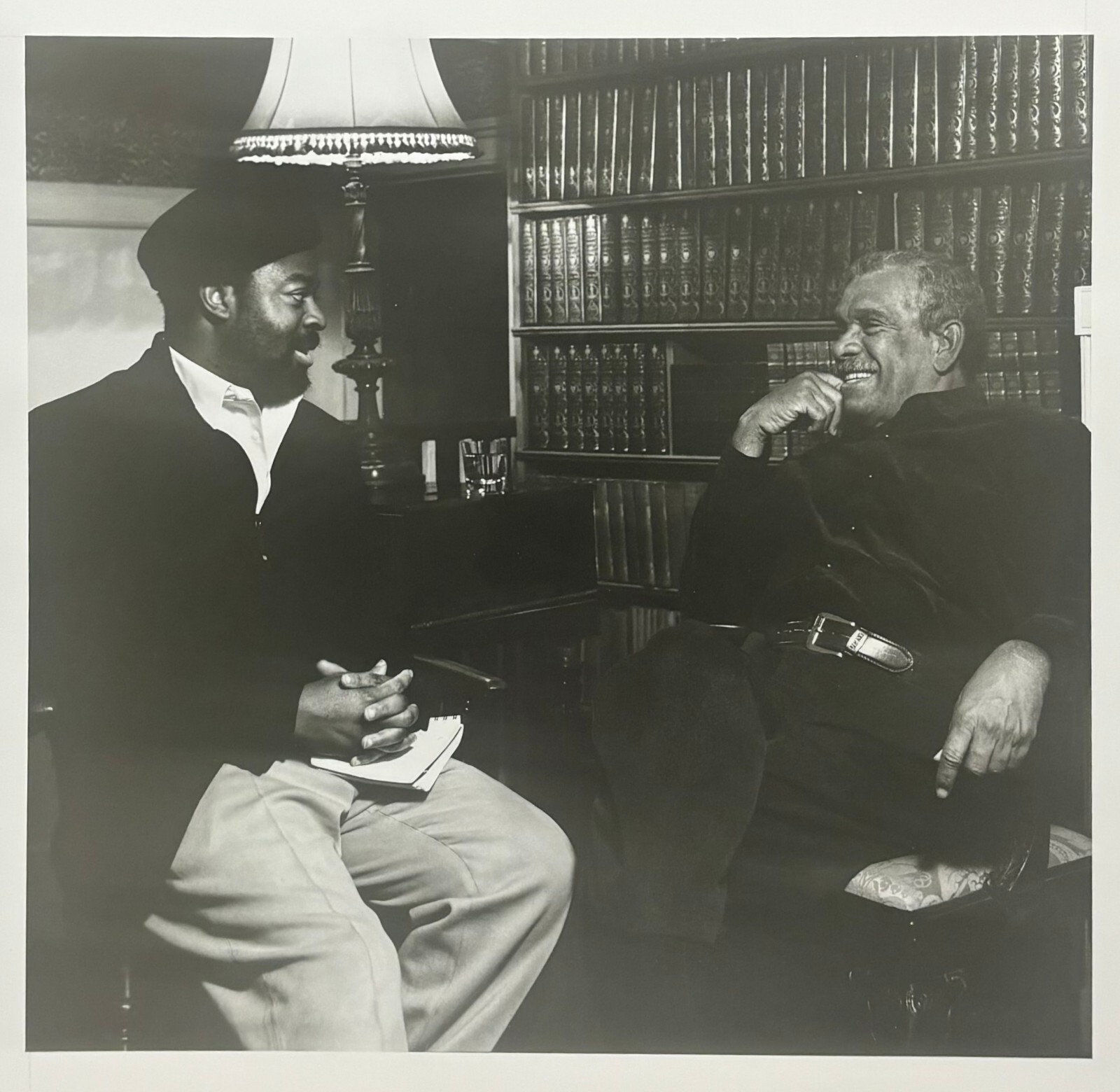 LUCINDA DOUGLAS MENZIES Derek Walcott & Ben Okri AFRICAN Poets Portrait PHOTO
