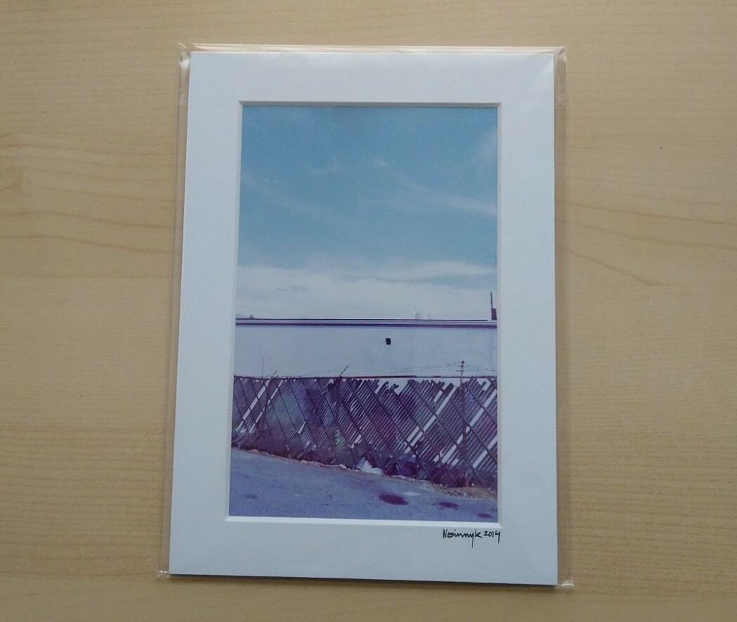 Matted Photo Print Boston Minimal Urban Street Modern Photography Home Decor