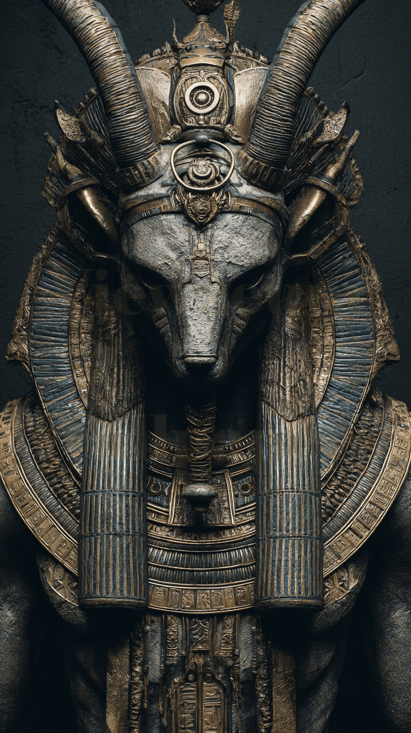Digital Egyptian Ruler_d Wallpaper 9d 9:6 Aspect Ratio | Smartphone Ready