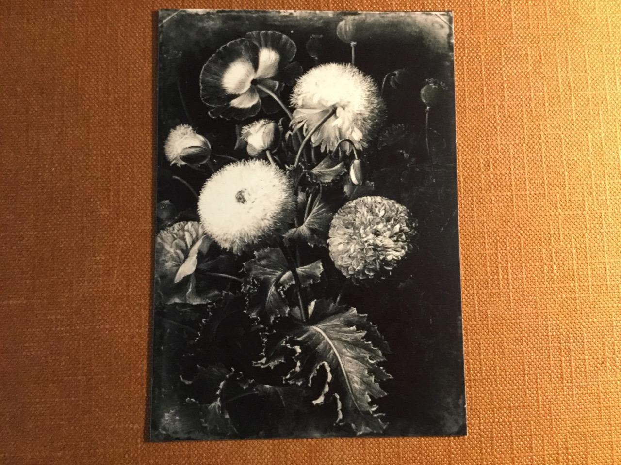 Sm Dutch Flowers J Edwards Original Art Tintype Limited Series From Artist C032