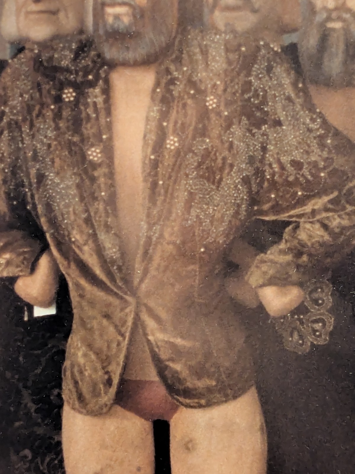 Homoerotic Male Figure Signed Photograph Venice Italy 1988 Vincent Pizzey LGBTQ