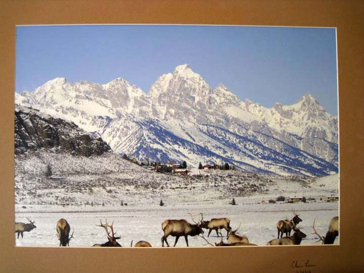 Professional Oversize Wyoming Landscape Chris Larson Photograph 19″ X 13″ Matte