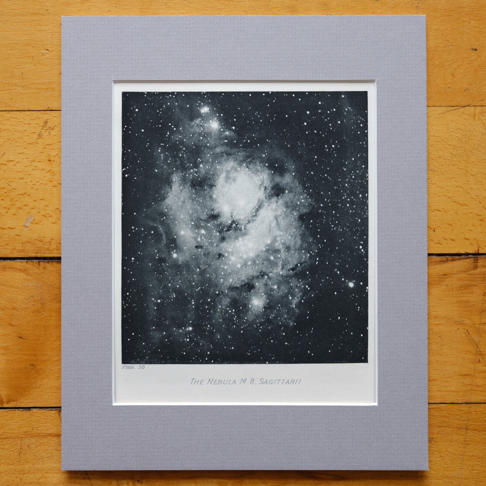 Publications of the Lick Observatory – Lagoon Nebula – 1908 Photogravure