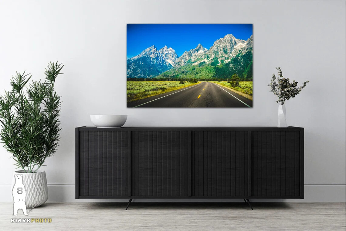 Teton National Park, Wyoming – Country Roads – Mountain Landscape Photography