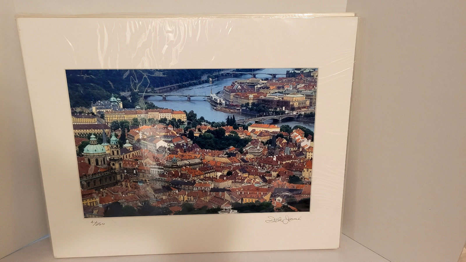 Dirk Yuricich Photography Print 16×20 Matted Praque Bridge Czech Rebublic 1990