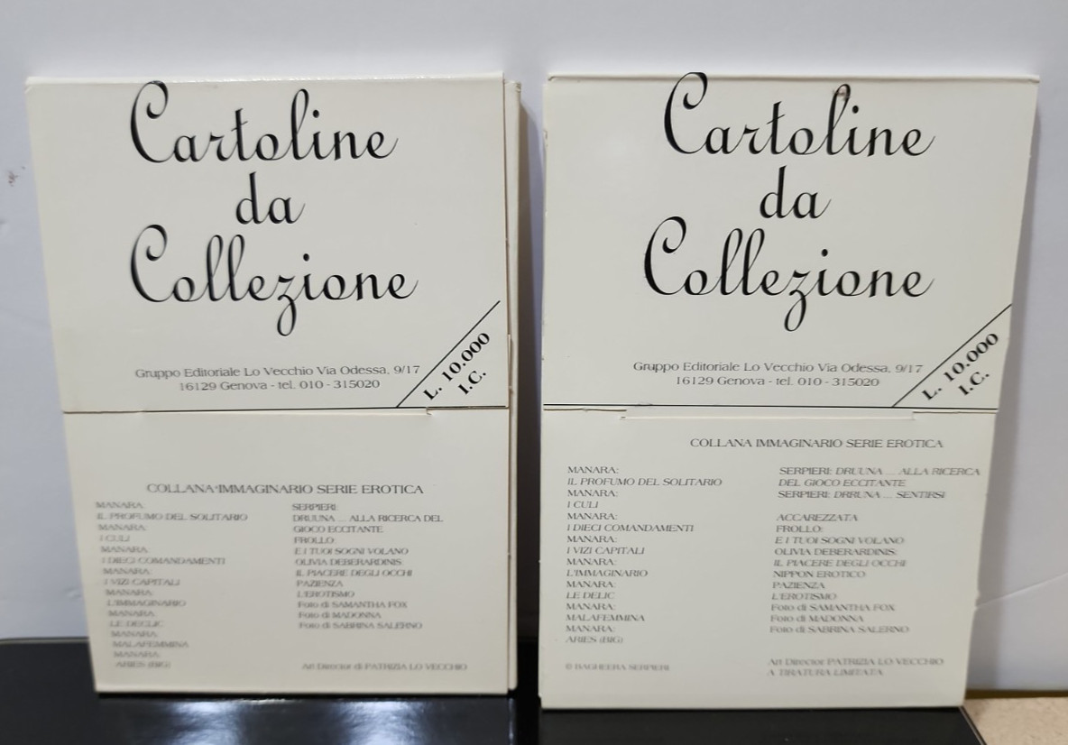 Serpieri Italy Sets 1 & 2 • 20 Art Postcards • 1990–1991 • NOS Druuna Lot