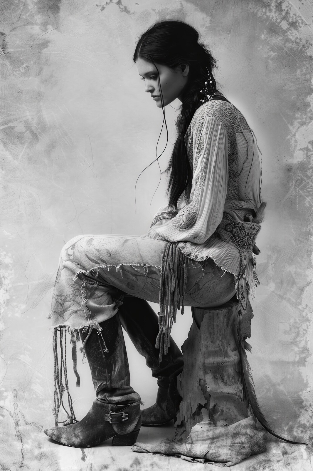 Native American Tintype Limited Edition Museum Series C00167RP