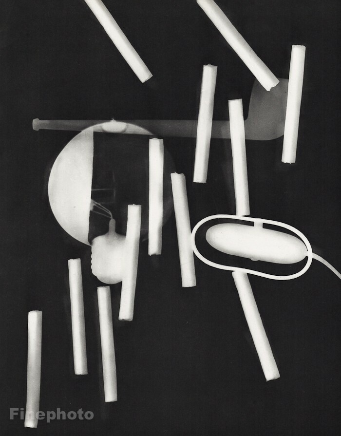1924/34 Original MAN RAY Abstract Rayograph Cigarette Photogram Photo Gravure