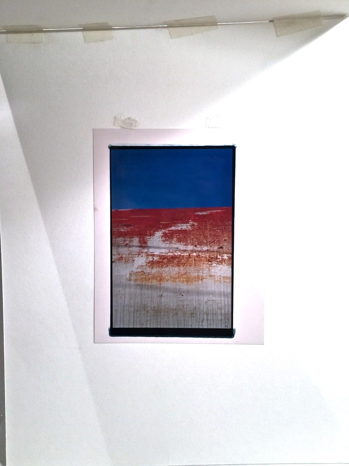 SIGNED VINTAGE ABSTRACT SURREAL MODERNIST STUDY COLOR PHOTOGRAPH