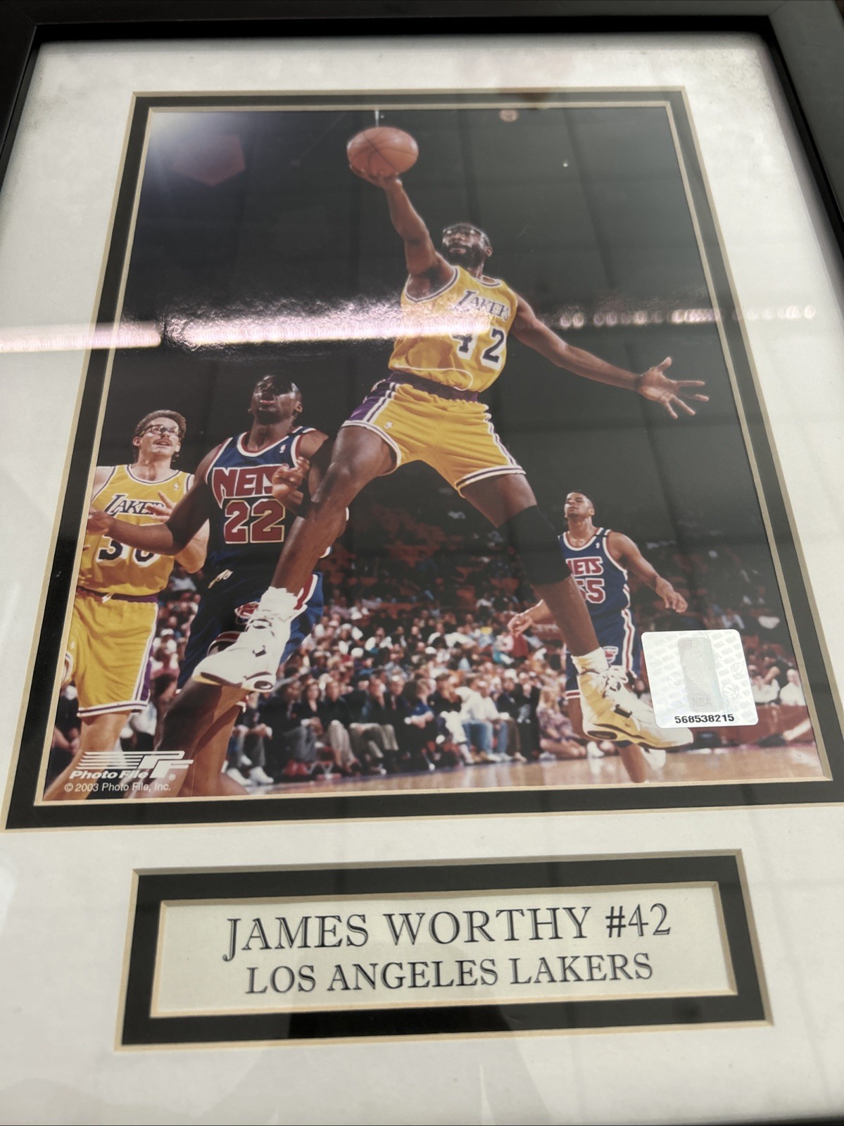 James Worthy Los Angeles Lakers Picture Frame # 42