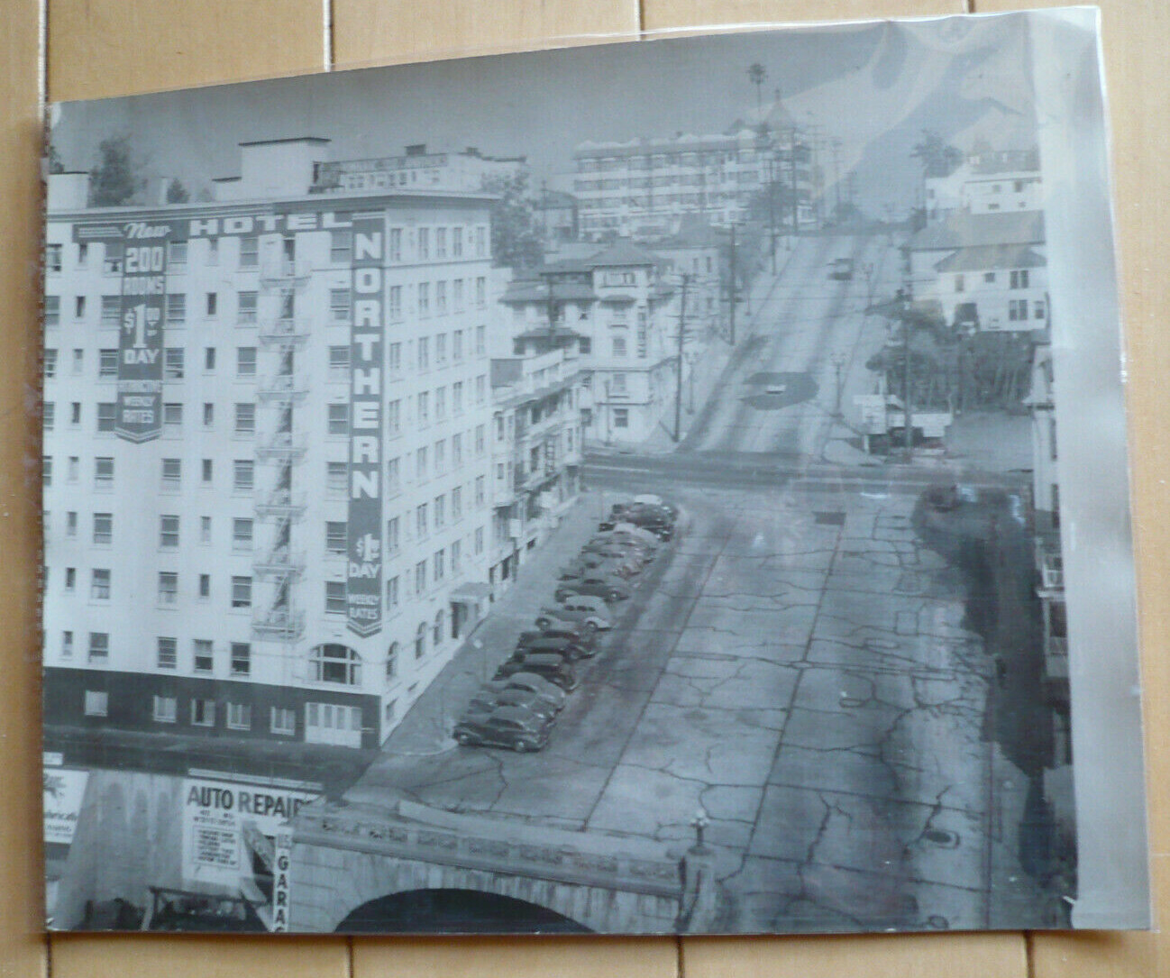 Old Canada Downtown photograph, Urban Life, Old Cars