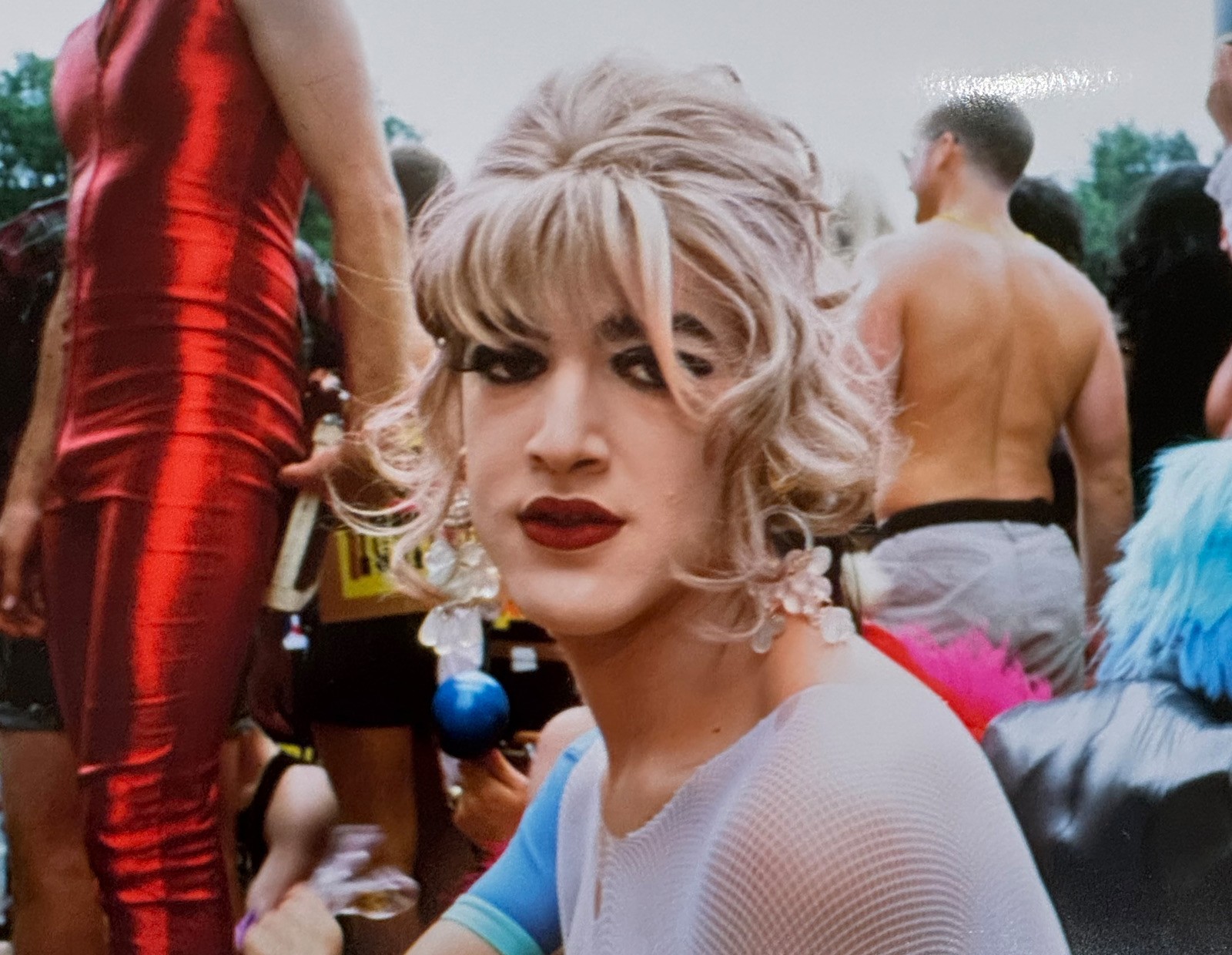 Nan Goldin, Jimmy Paulette at Wigstock NYC ’91, Pigment Print, 2025, Autographed