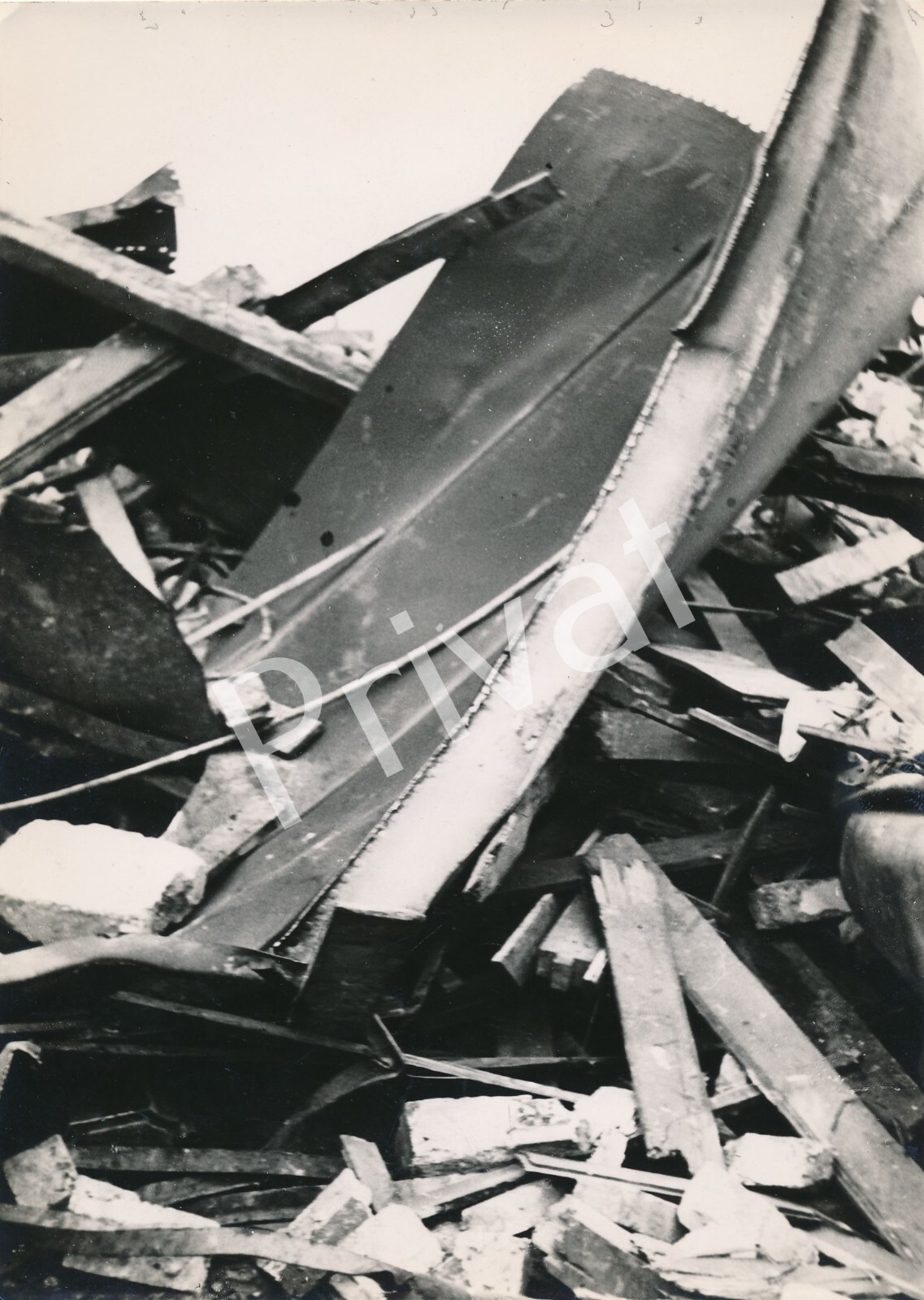 Photo Gasometer Explosion Ironworks Ruins Neunkirchen Saarland 1933 M1.00