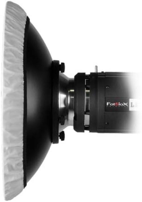 Durable 16in All Metal Beauty Dish with Diffusion Sock – Photography Essential