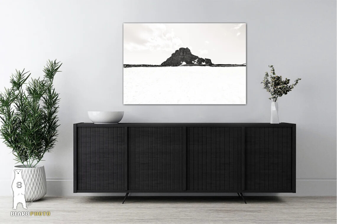 Clements Mountain – Glacier National Park, Montana – Minimalist Landscape Prints