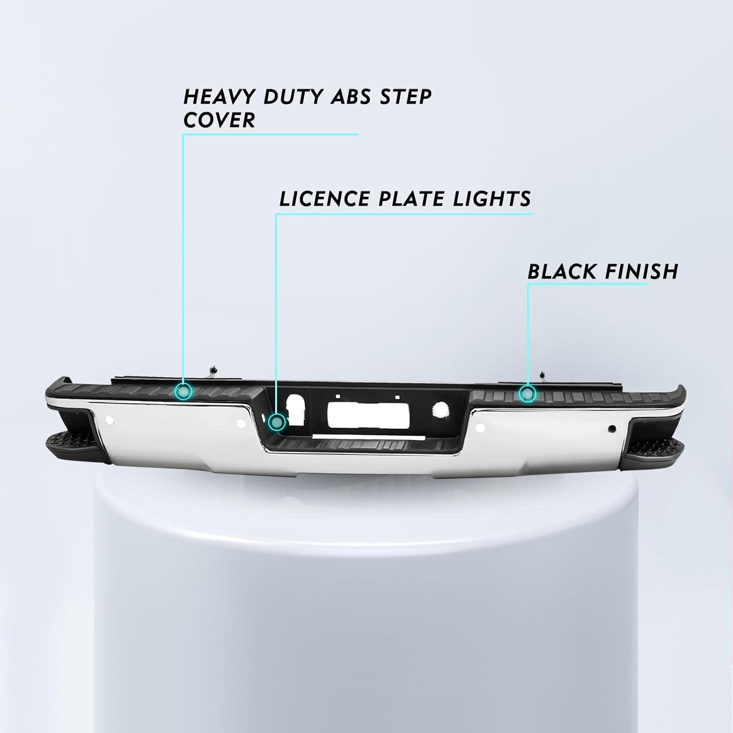 Rear Bumper for 2014-2018 Chevy Silverado GMC Sierra 1500 Pickup | Fleetside Bac