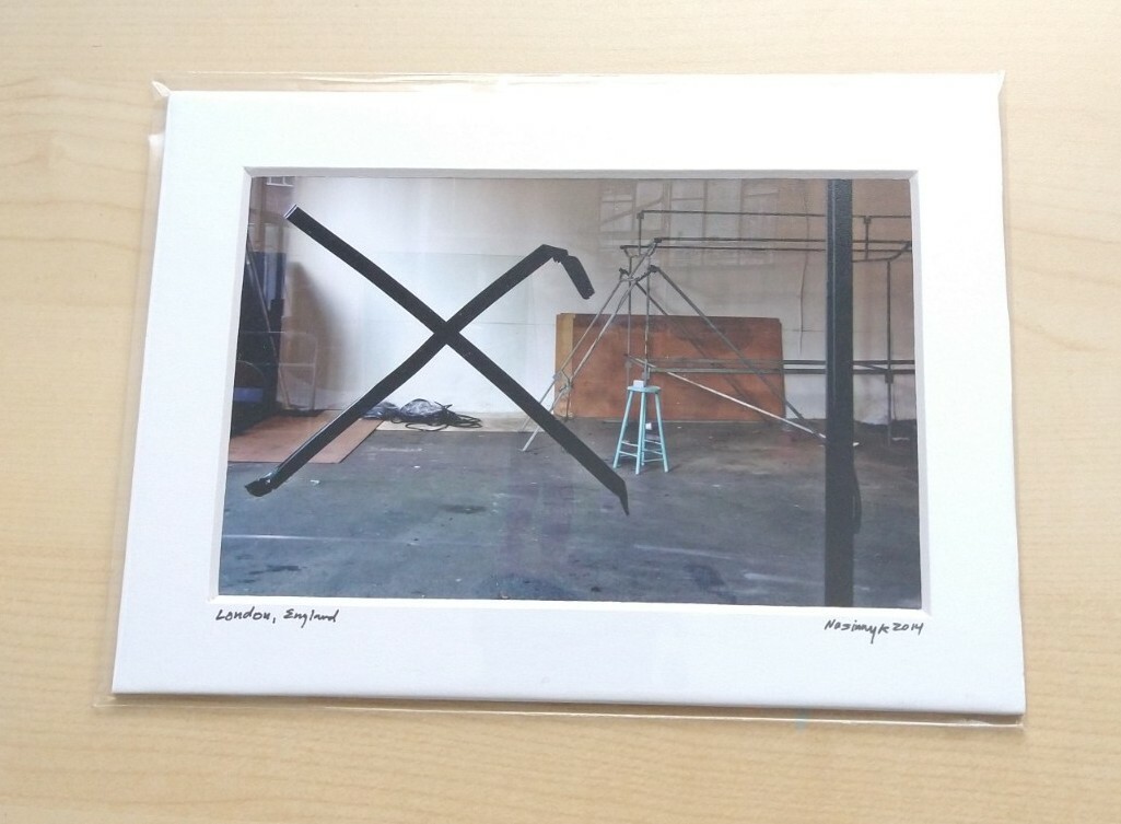 Matted Photo Print London Abstract Modern Street Photography Home Decor Indie