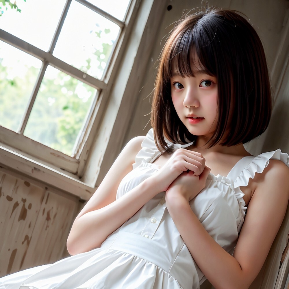 No nudity / AI Photo Art / asian cute girl (500 images digital download)