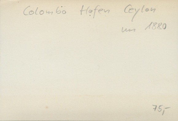 Photo Colombo Sri Lanka Ceylon, port section, pier,… – 10380907