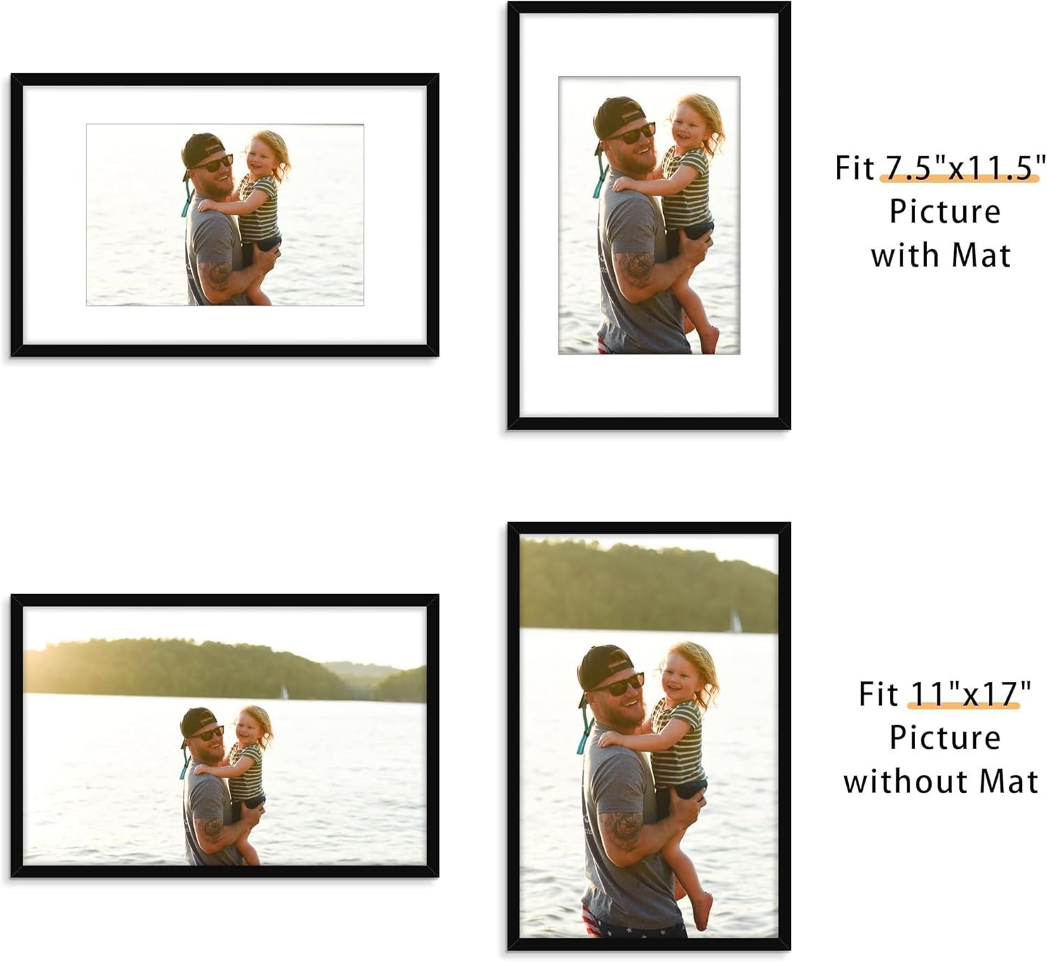 Sydney Sweeney Framed Photo Collection REPRINTS 11″X17″ #001