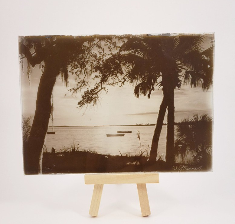 E G Barnhill – 5 x 7 Black & White Photos on Glass Plates – Set of 2