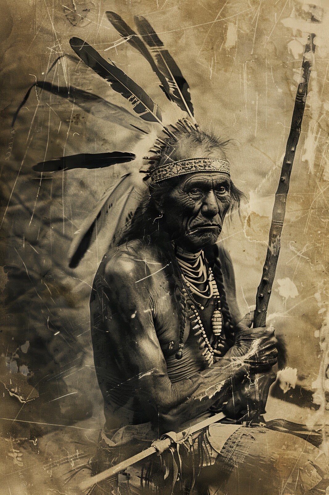 Native American Tintype Limited Edition Museum Series C00271RP