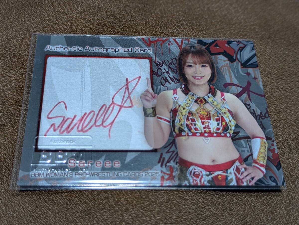 Sareee BBM Women’s Pro Wrestling Cards 2025 Insert Autograph Card 099/100 Japan