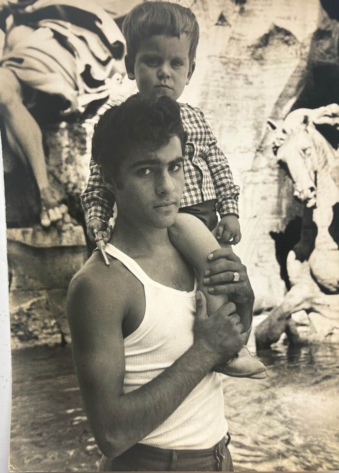 Original GEORGE DANIELL ‘Nino & Bruno, Piazza Navonna ROME Italy” Photograph