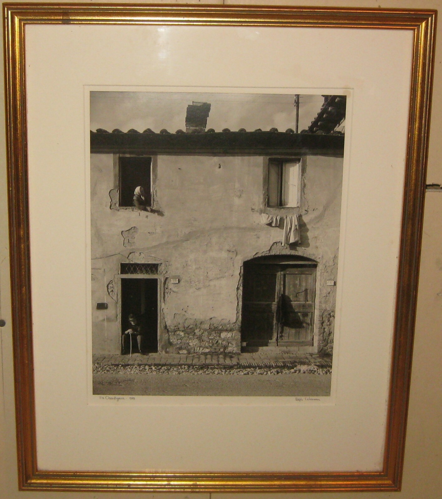 RALPH LIEBERMAN ‘Via Chiantigiana – 1979’ Tuscany Italy Architecture Photograph