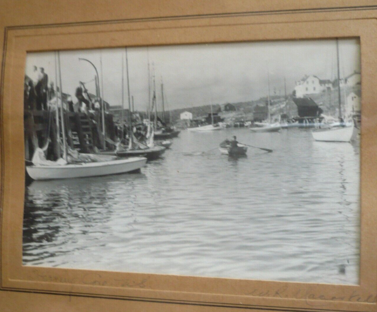 Wallace R. Macaskill, LISTED NOVA SCOTIA CANADA CANADIAN, OLD SIGNED PHOTOGRAPH