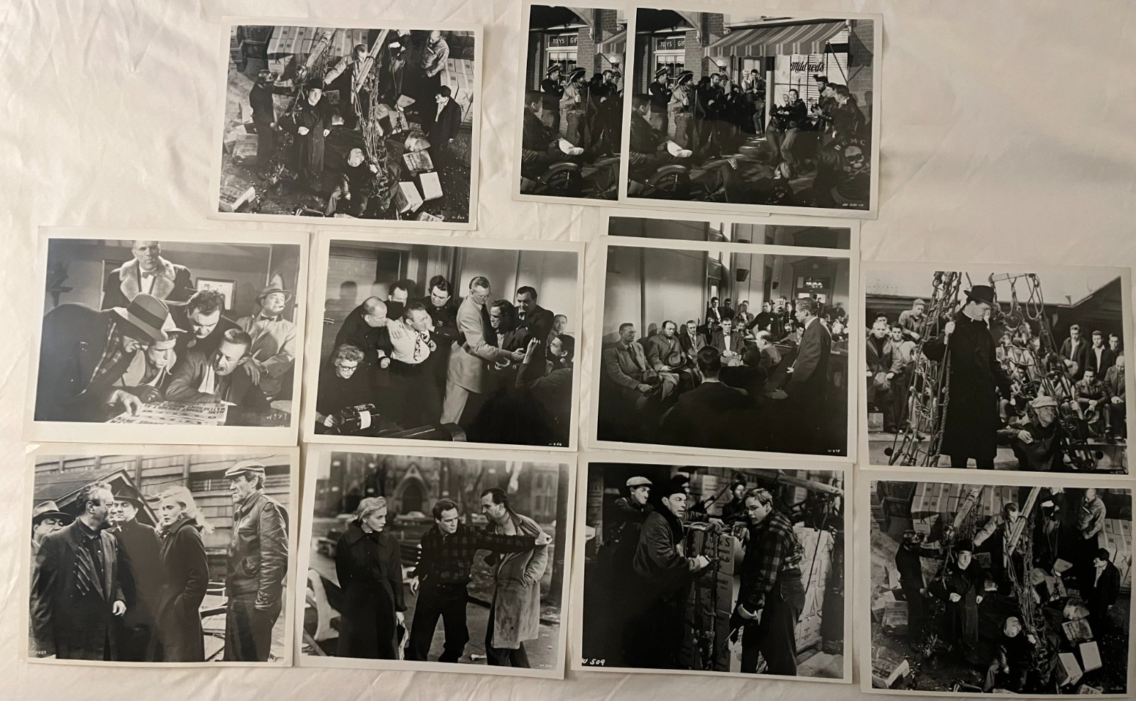 MARLON BRANDO ON THE WATERFRONT THE WILD ONE 12 VINTAGE 8X10 PRESS PHOTOS STILLS