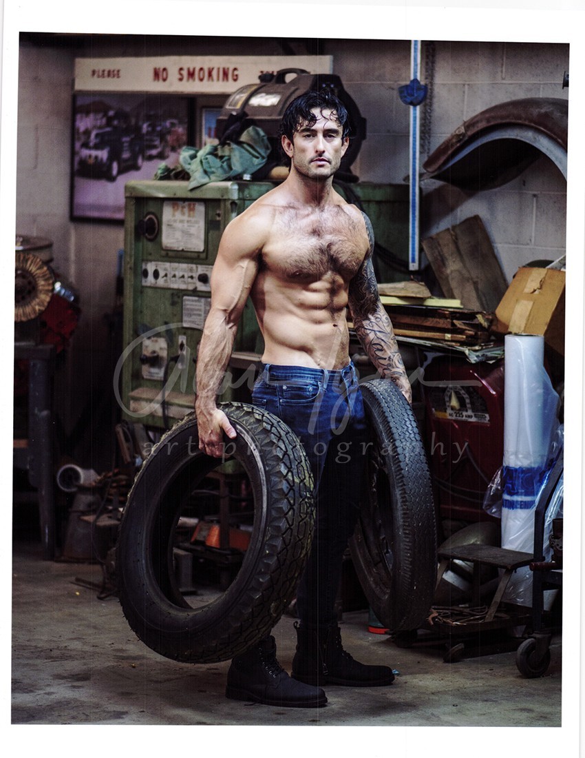 11 X 8.5 Alan Lyon Original Male Photo gay interest (9) Stunning Jaxxon tires