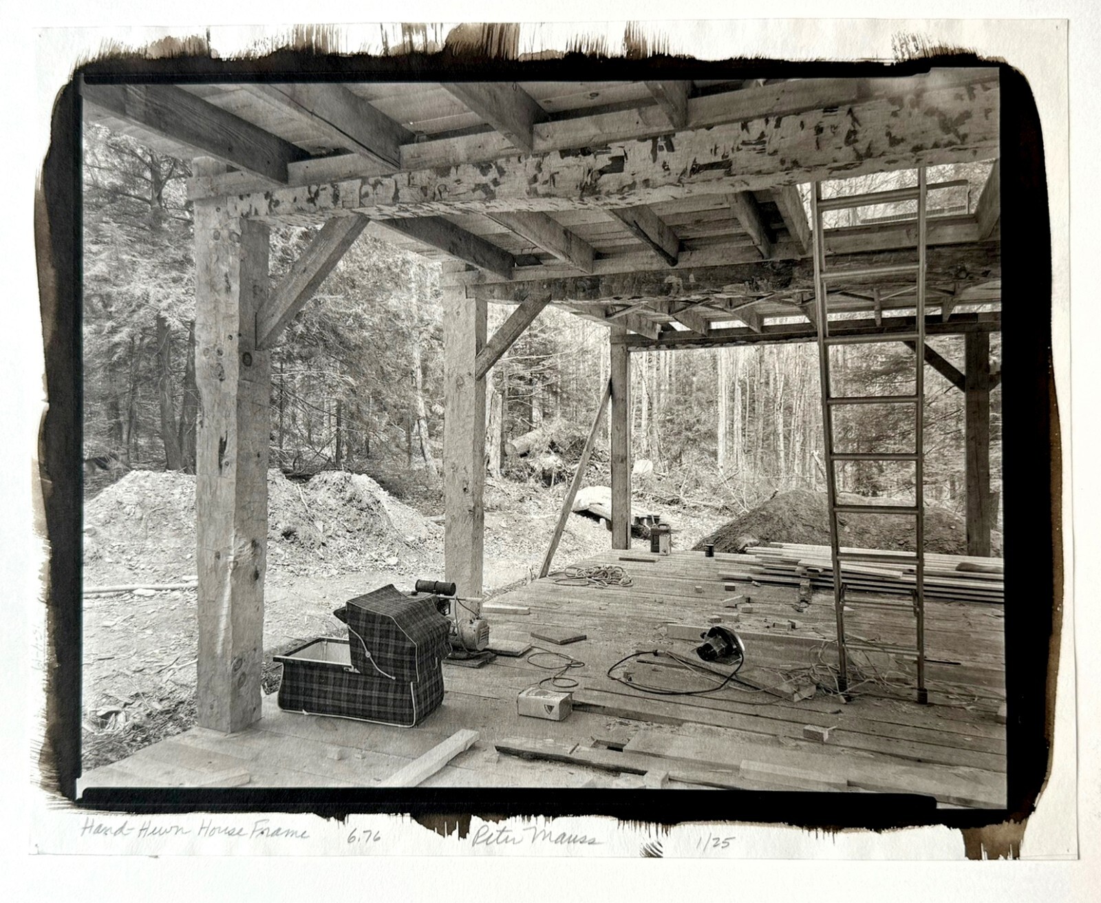 PETER MAUSS 1976 SIGNED NUMBERED LIMITED EDITION GELATIN SILVER PRINT