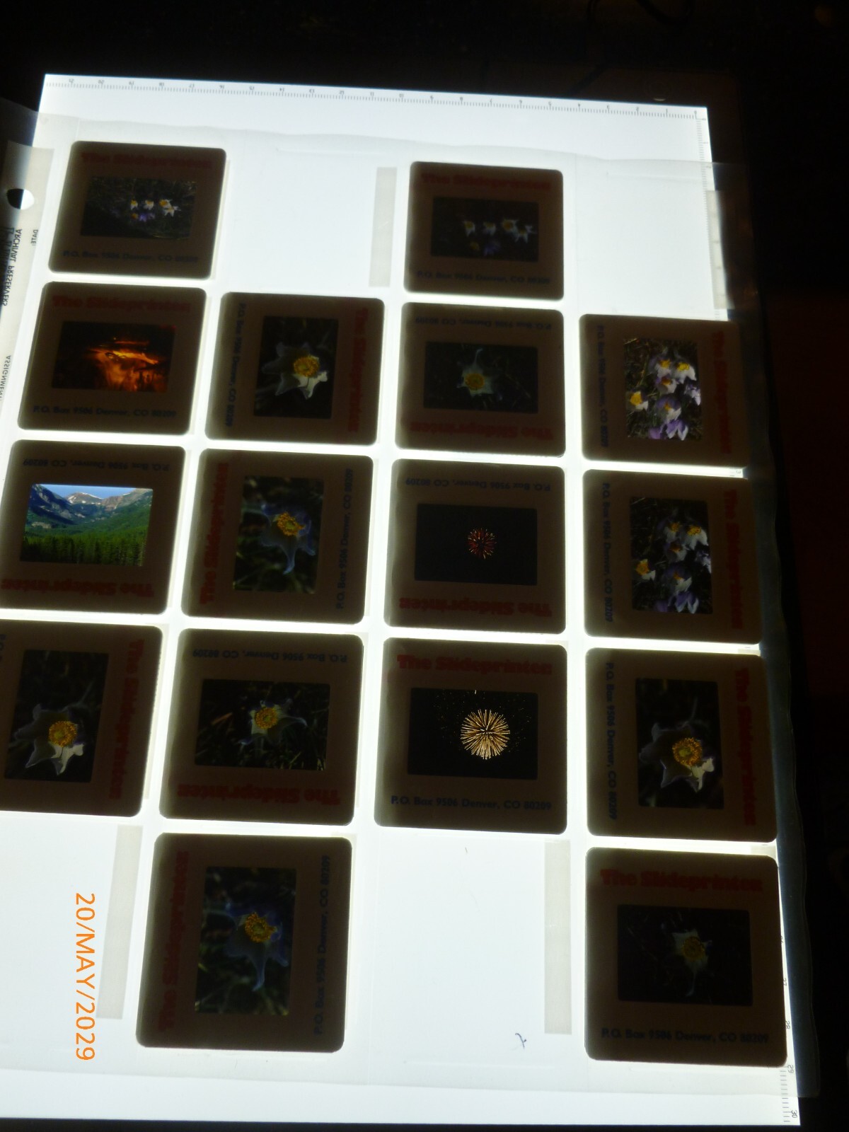 200pc Family & Professional 1990s Photo Slides Mountains Colorado Fireworks