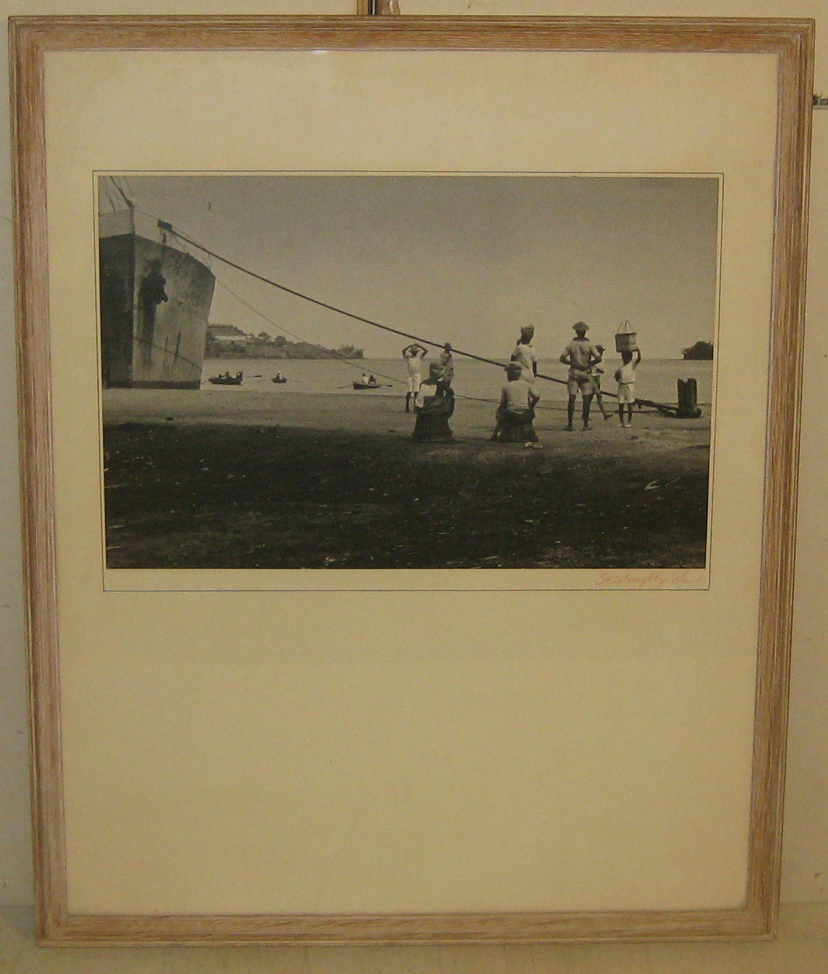 1943 Rose Willoughby Saul SHIP waiting for DEMOLITION Photo – INDIA? PAKISTAN?